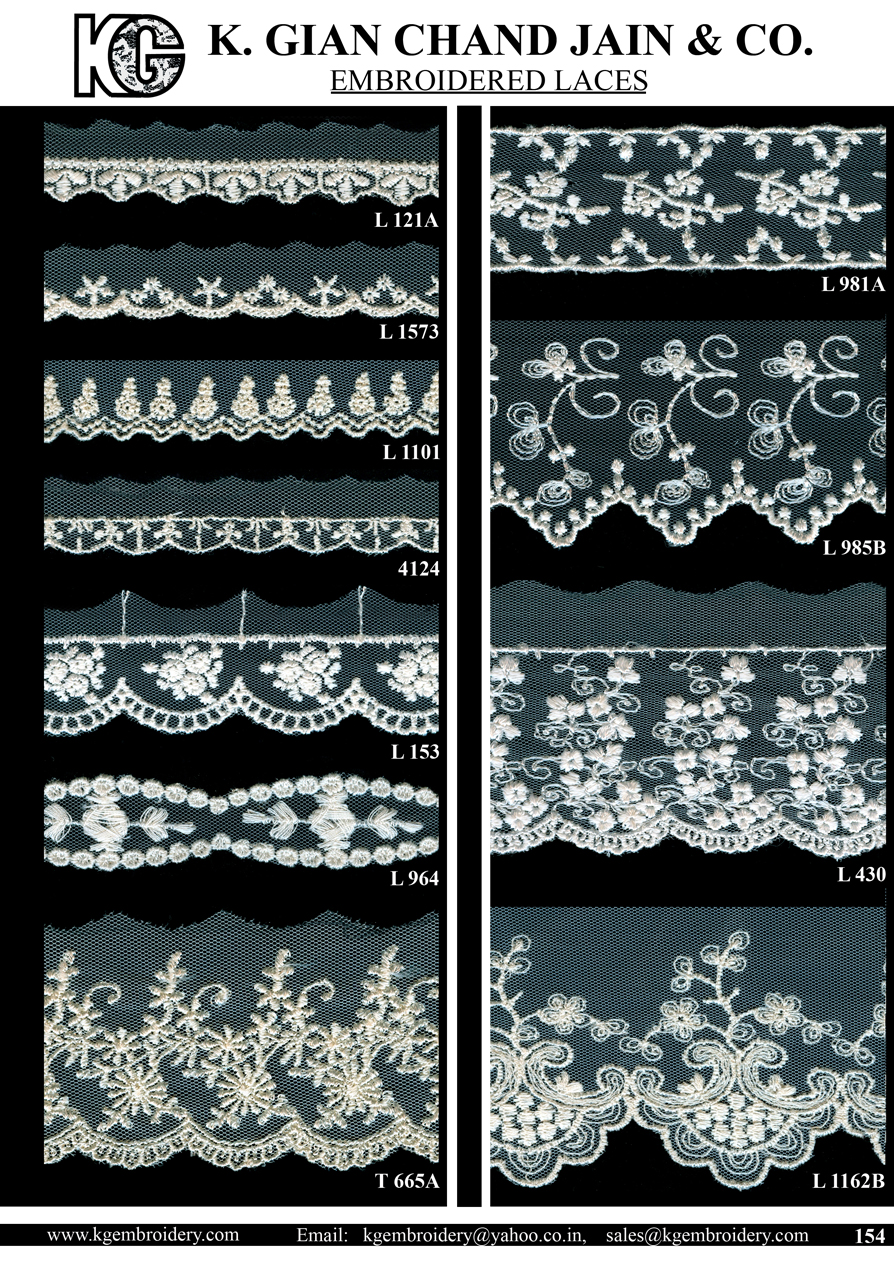 Embroidered Laces (Net)